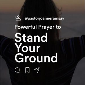 Prayer for Heaven is Counting On You