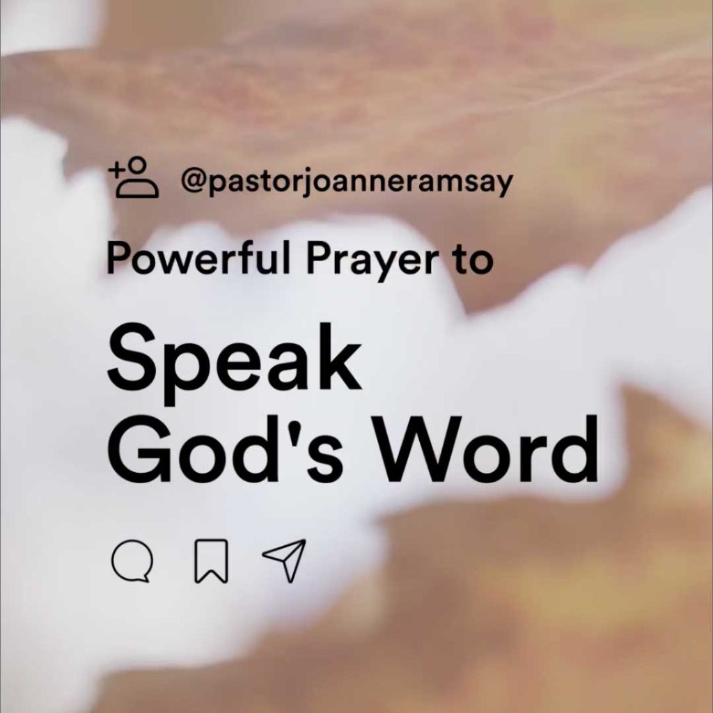 Speak the Word