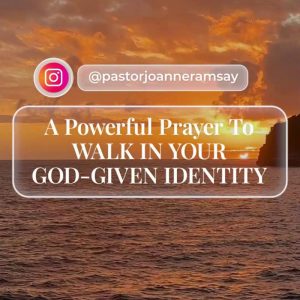 Prayer for “God’s Image of You”